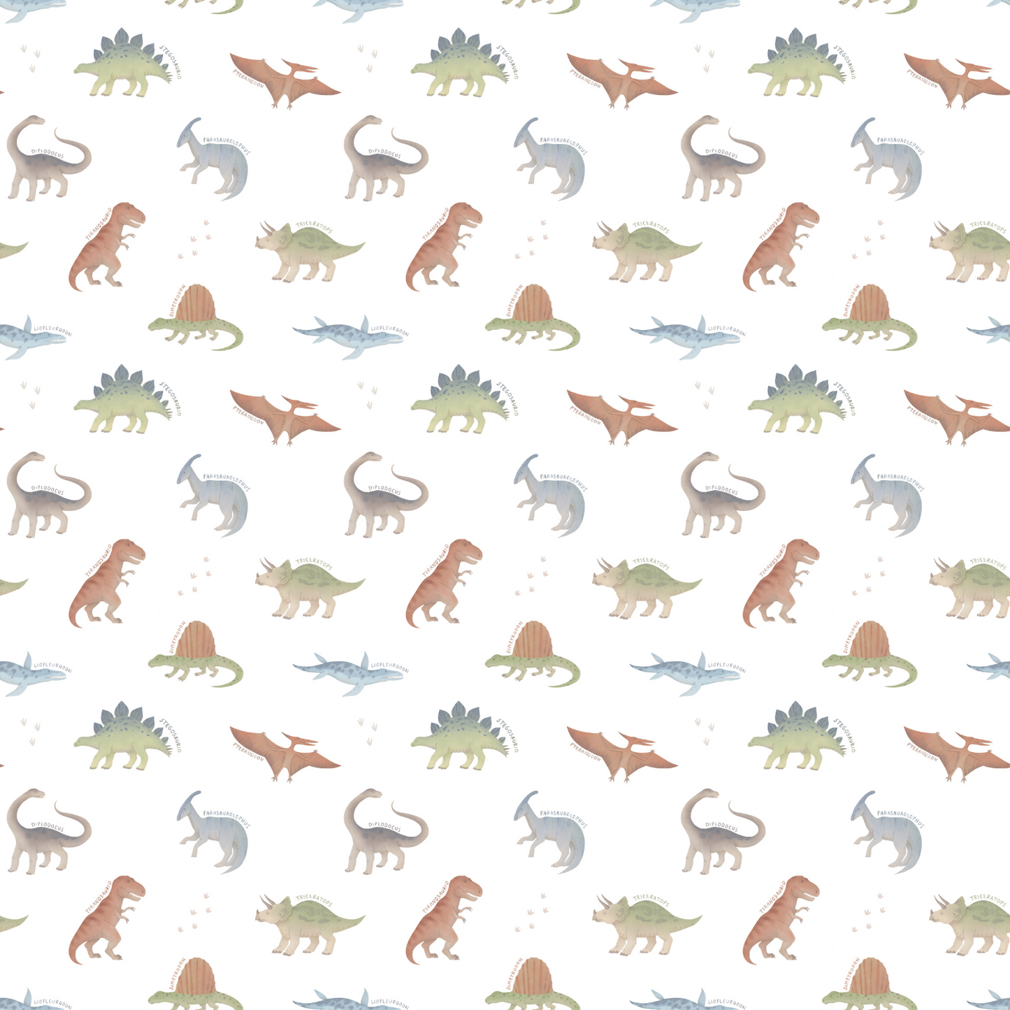 Juego de Sábanas 1.5p Dinos 100% algodón - 200 hilos