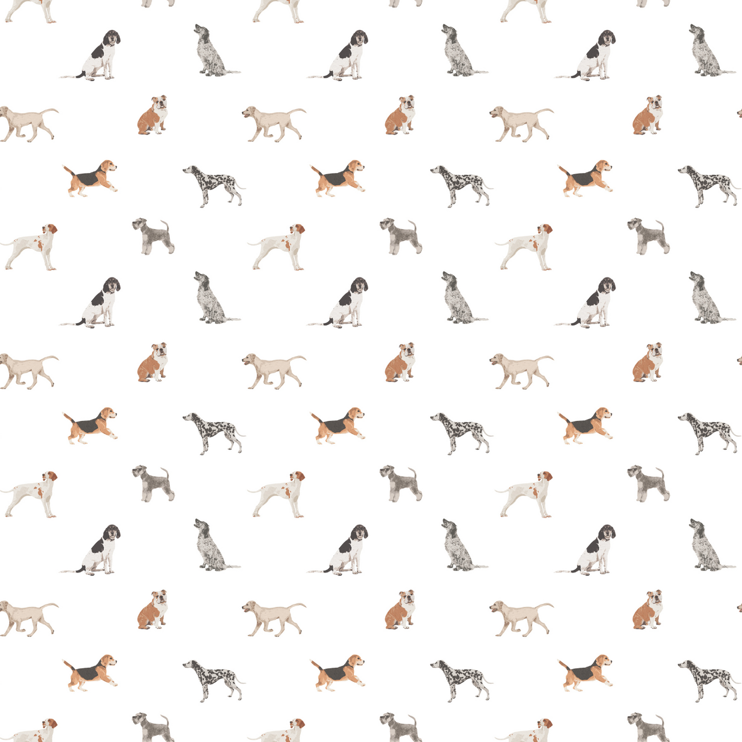 Juego de Sábanas 1.5p Perros 100% algodón - 200 hilos