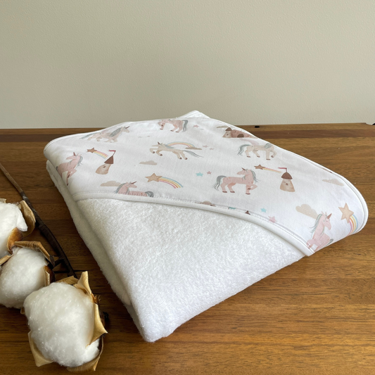 Toalla con Capucha Unicornio
