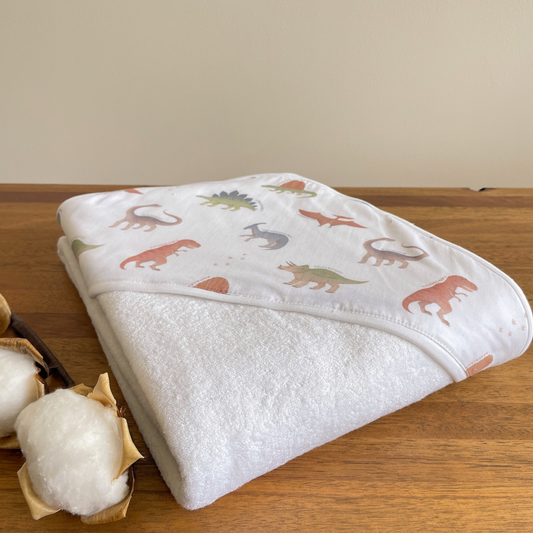Toalla con Capucha Dinos